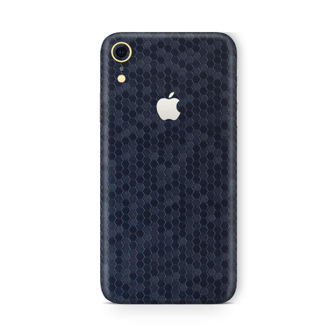 Honeycomb Blue Skin for iPhone XR