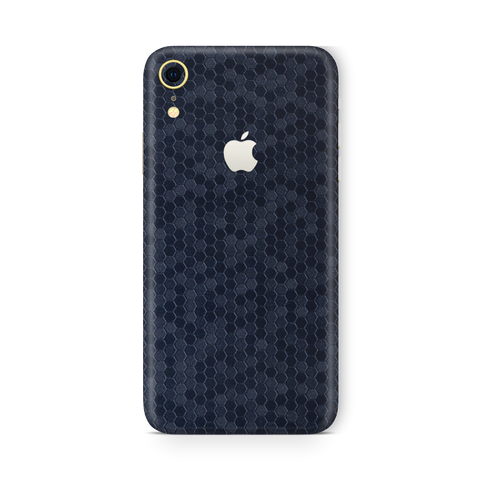 Honeycomb Blue Skin for iPhone XR