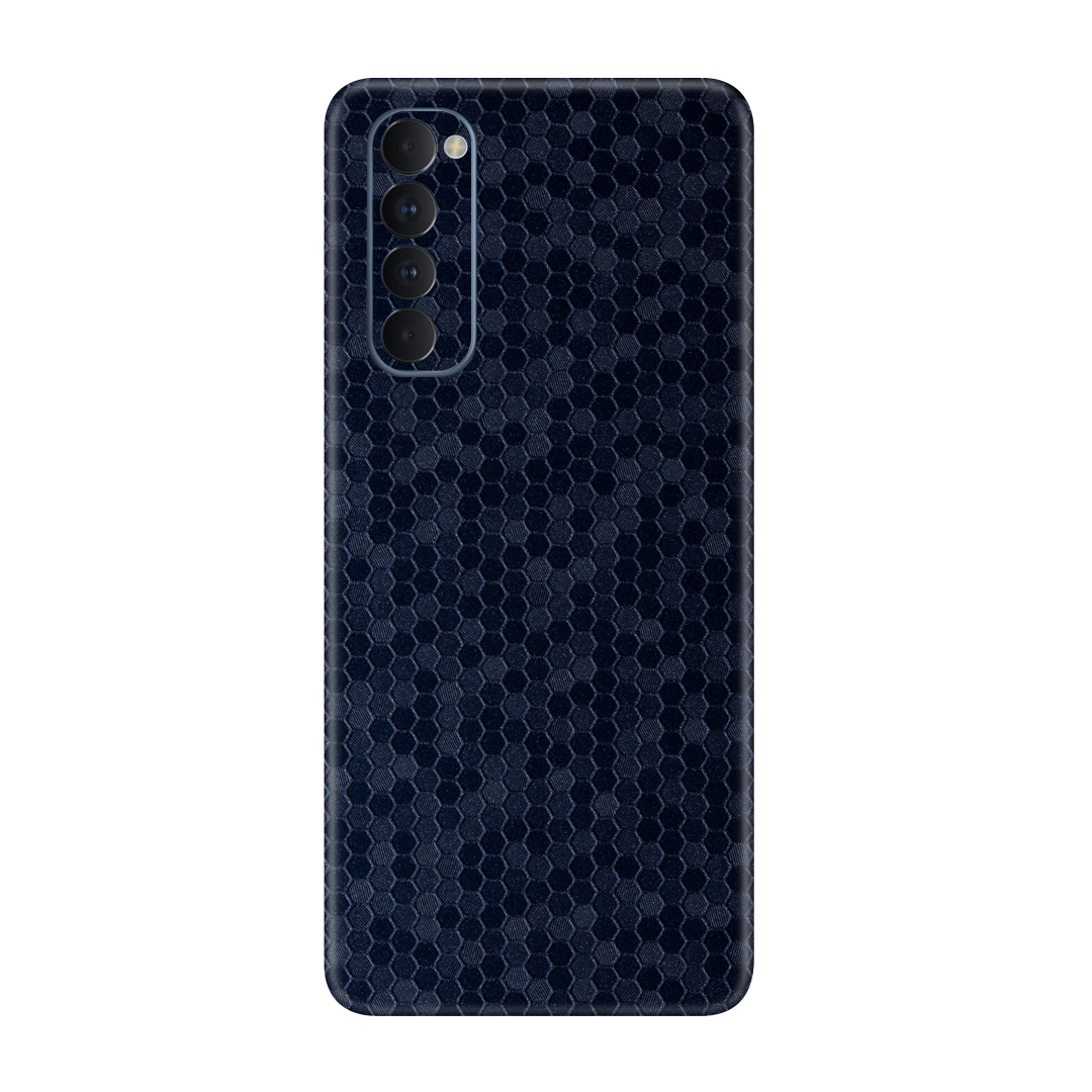 Honeycomb Blue Skin for Oppo Reno 4 Pro