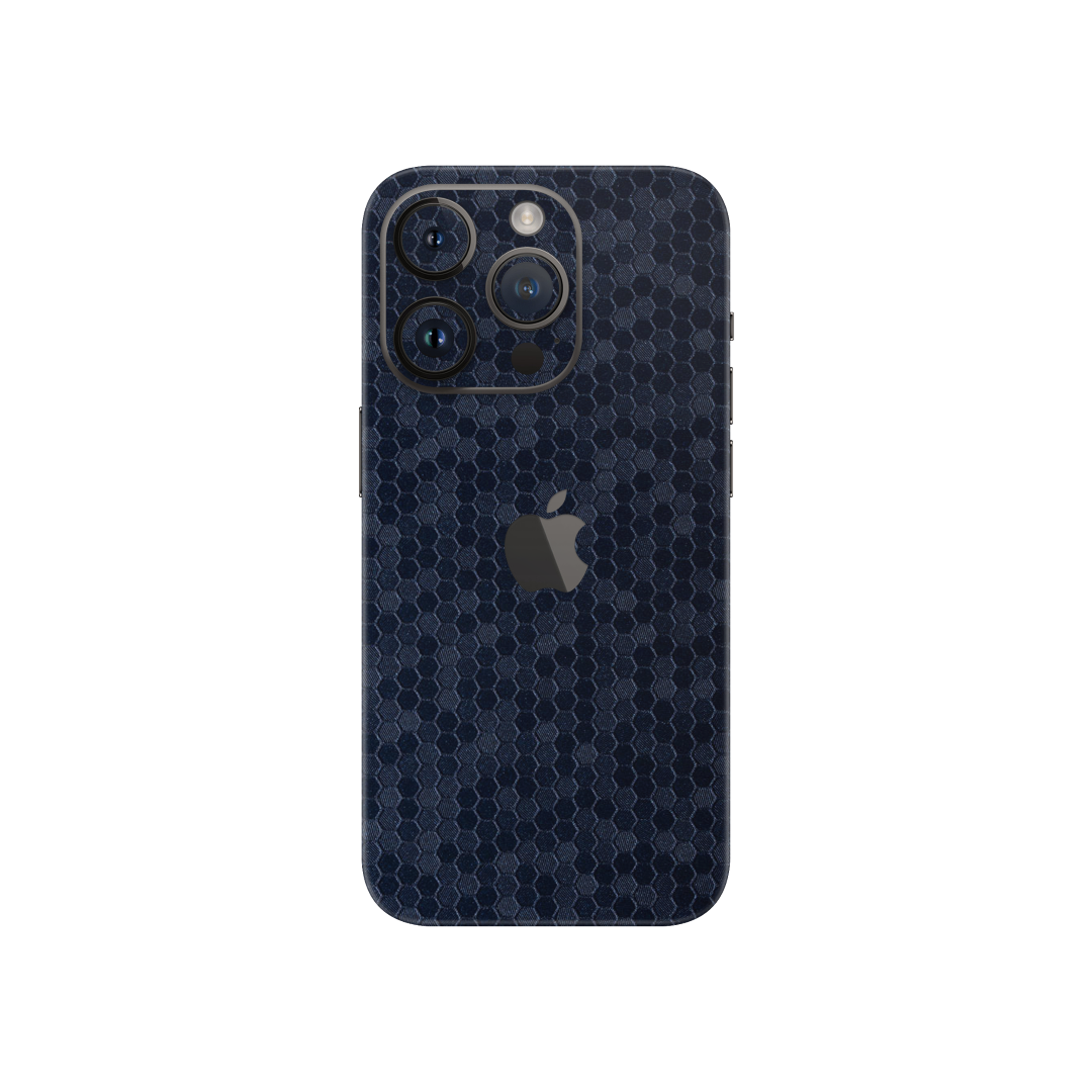 Honeycomb Blue Skin for Iphone 15 Pro