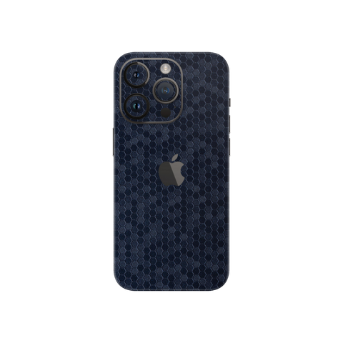 Honeycomb Blue Skin for Iphone 15 Pro