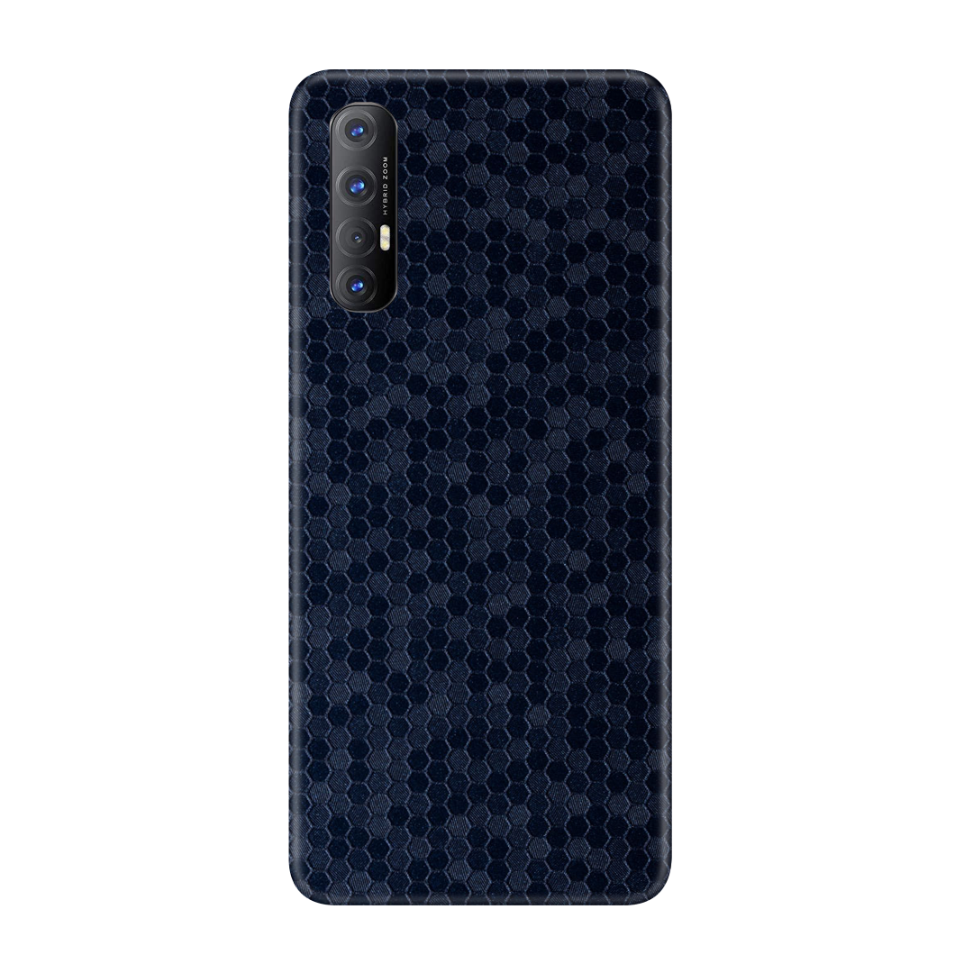Honeycomb Blue Skin for Oppo Reno 3