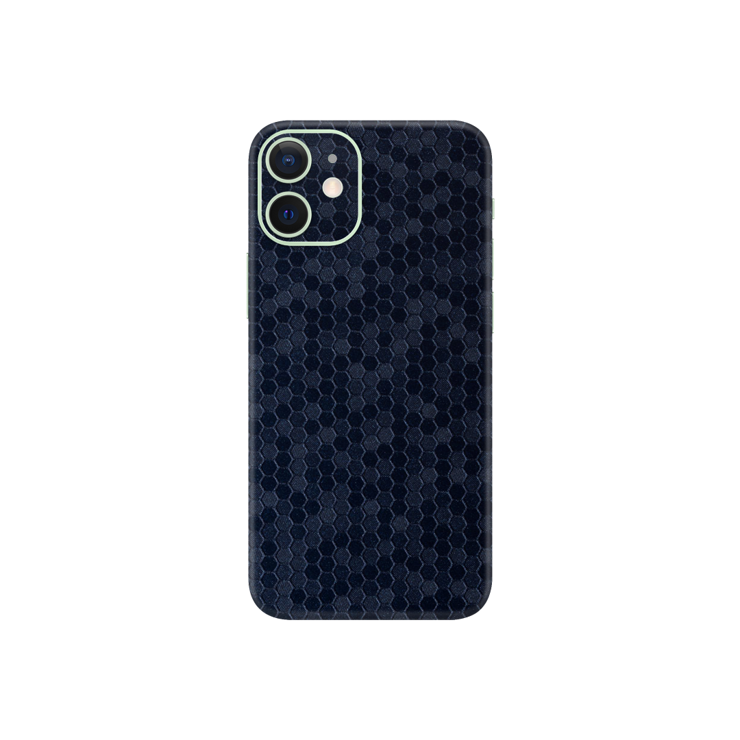 Honeycomb Blue Skin for iPhone 12 Mini