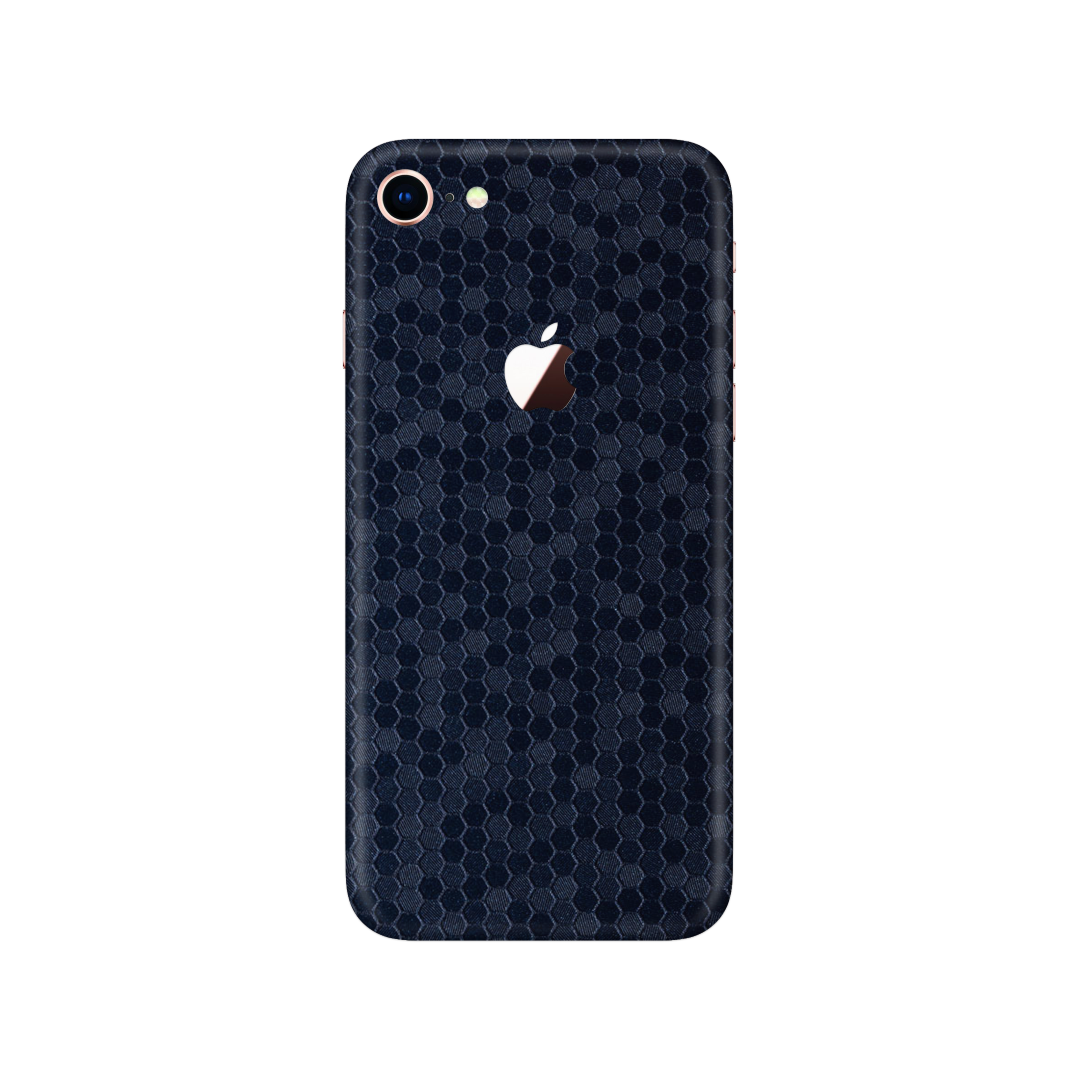 Honeycomb Blue Skin for iPhone SE 2020