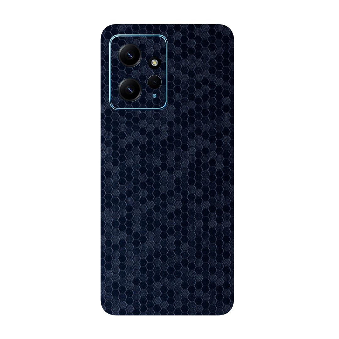 Honeycomb Blue Skin for Redmi 12 4g