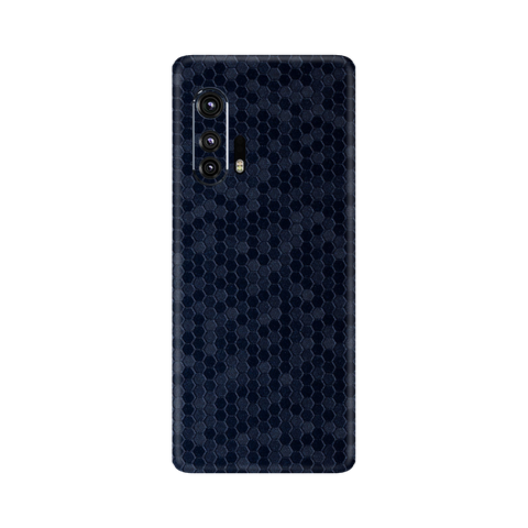 Honeycomb Blue Skin for Motorola Edge Plus