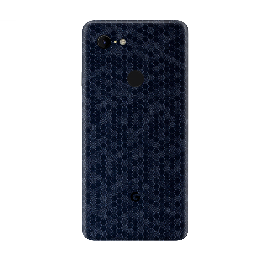 Honeycomb Blue Skin for Google Pixel 3