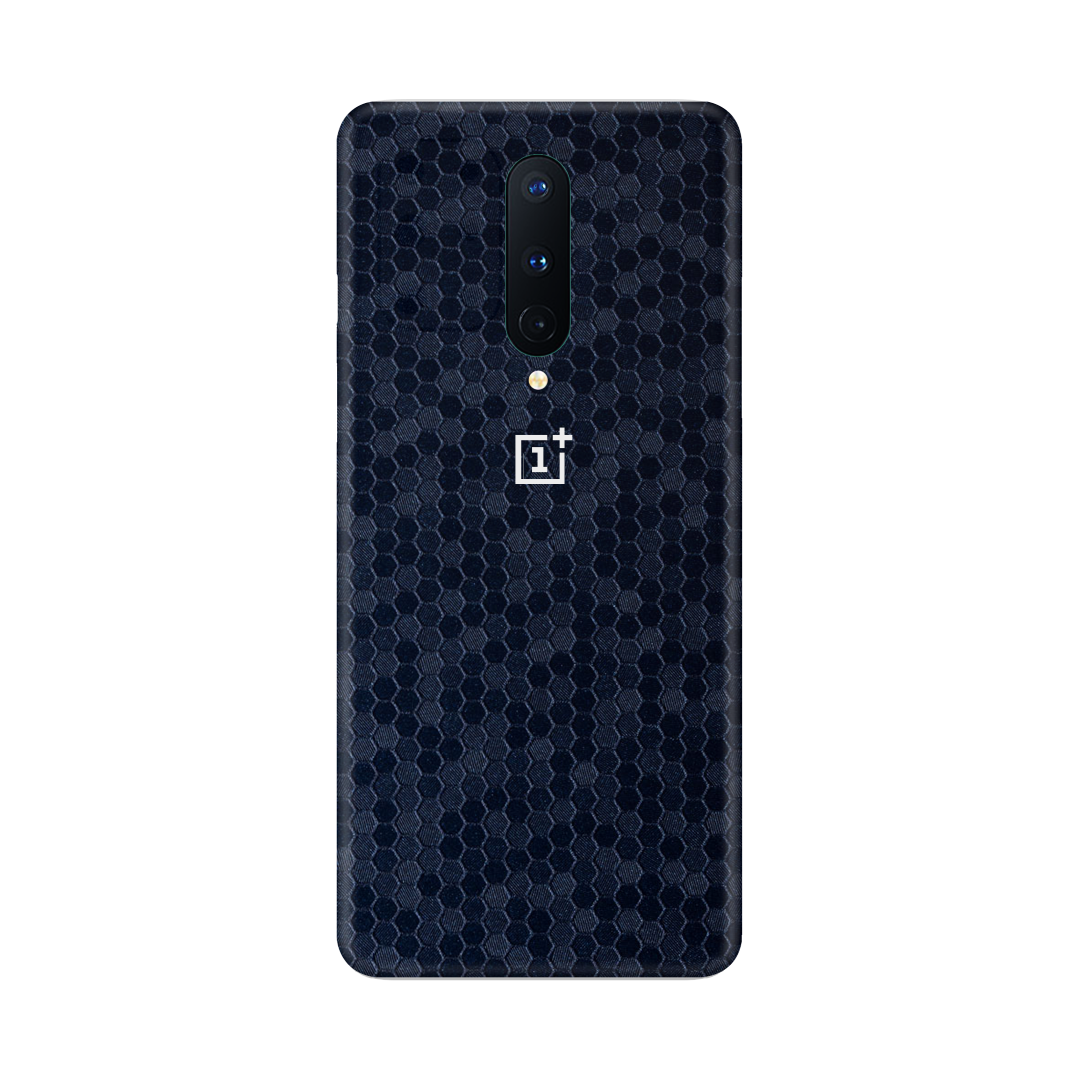 Honeycomb Blue Skin for OnePlus 8