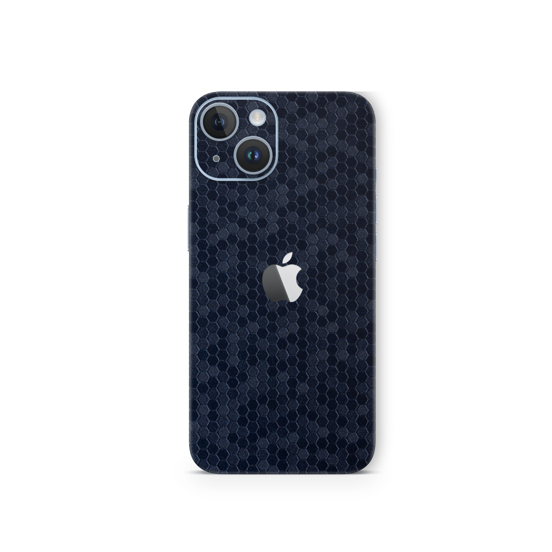 Honeycomb Blue Skin for Iphone 15 Plus