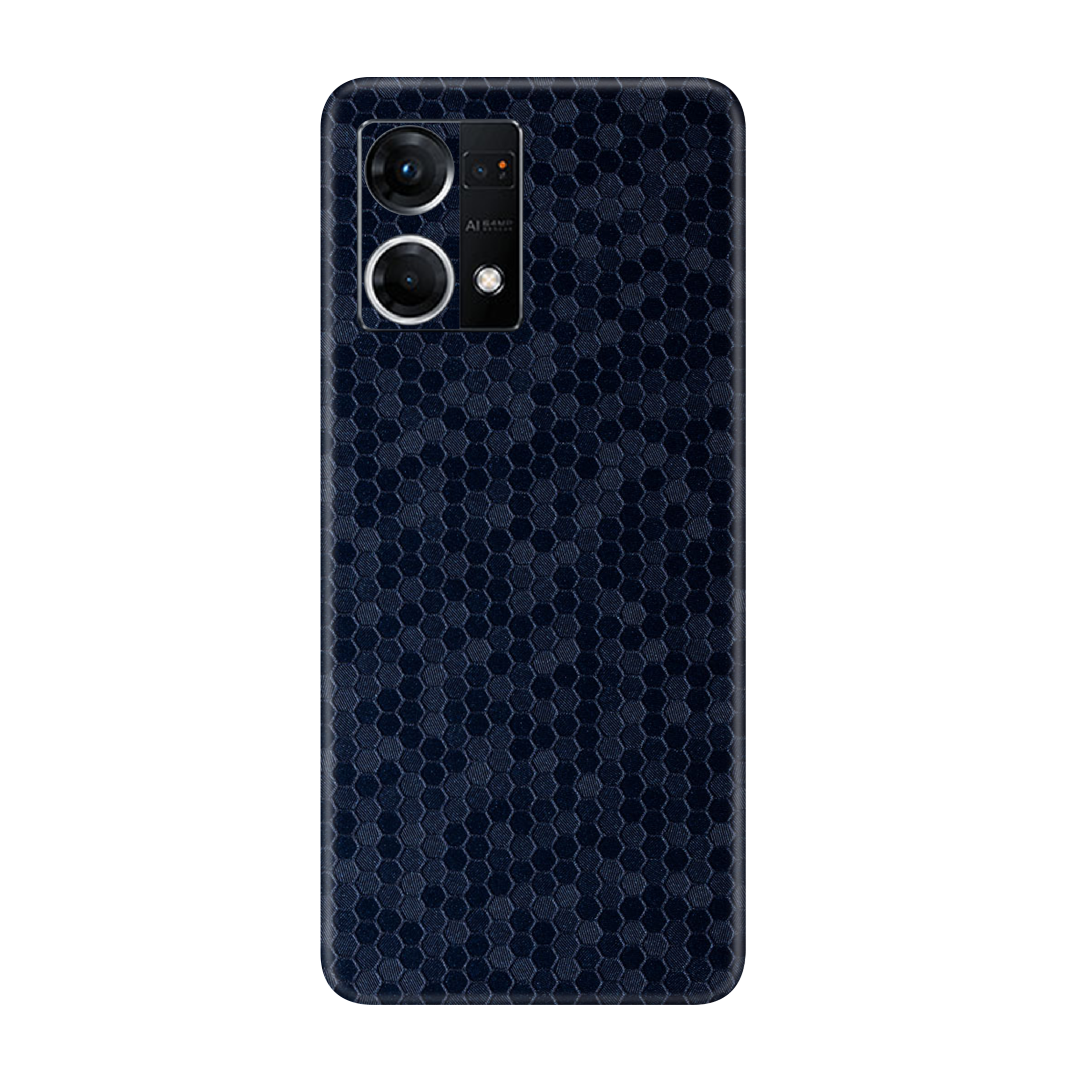 Honeycomb Blue Skin for Oppo F21 Pro 4G