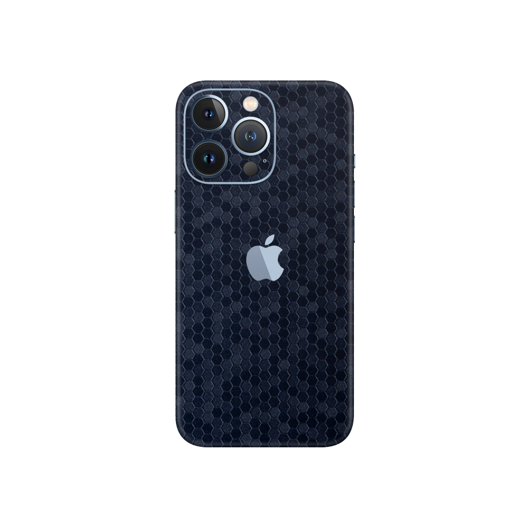 Honeycomb Blue Skin for iPhone 13 Pro