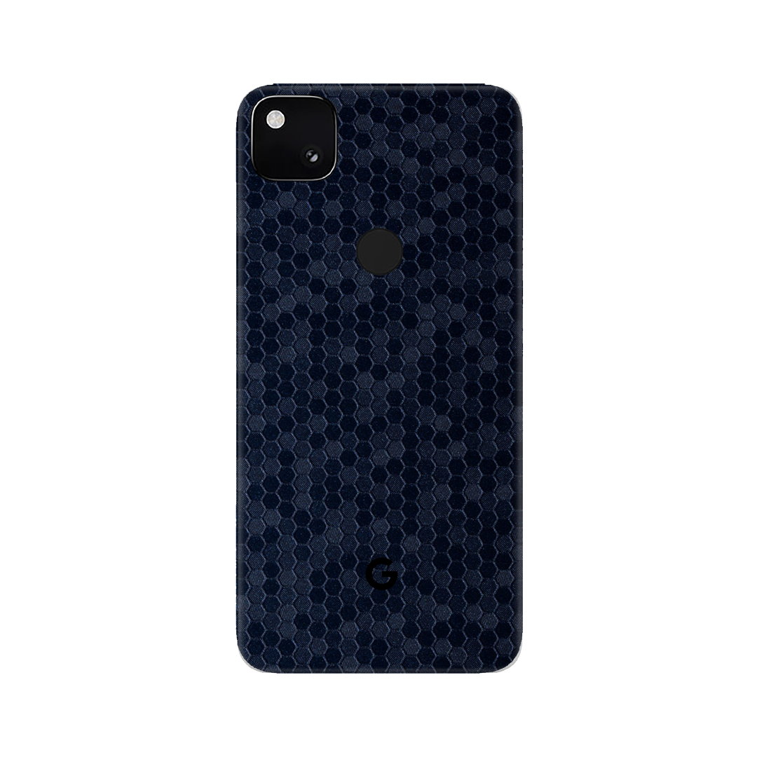 Honeycomb Blue Skin for Google Pixel 4