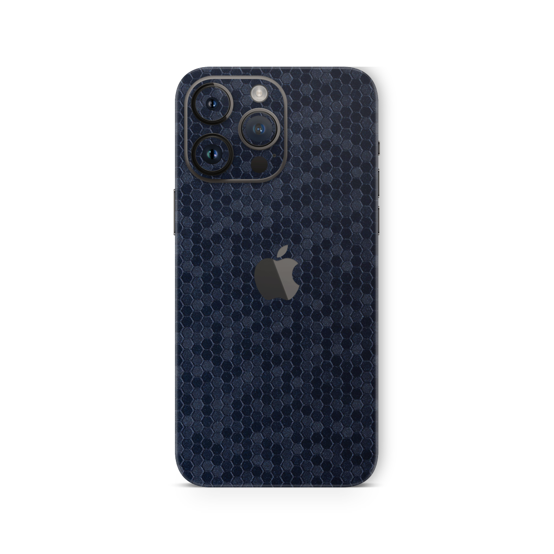 Honeycomb Blue Skin for Iphone 15 Pro Max