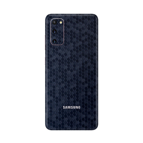 Honeycomb Blue Skin for Samsung S20