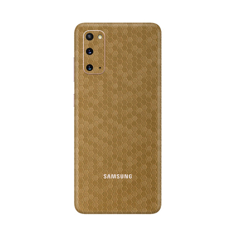 Honeycomb Gold Skin for Samsung S20 FE