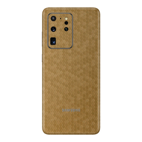 Honeycomb Gold Skin for Samsung S20 Ultra