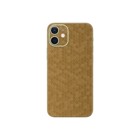 Honeycomb Gold Skin for iPhone 12 Mini