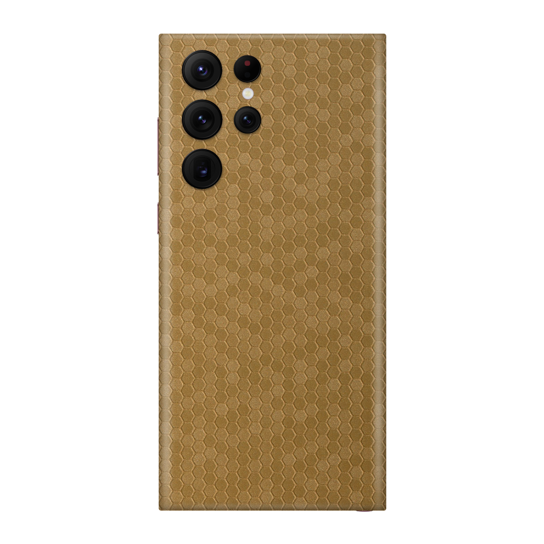 Honeycomb Golden Skin for Samsung S22 Ultra