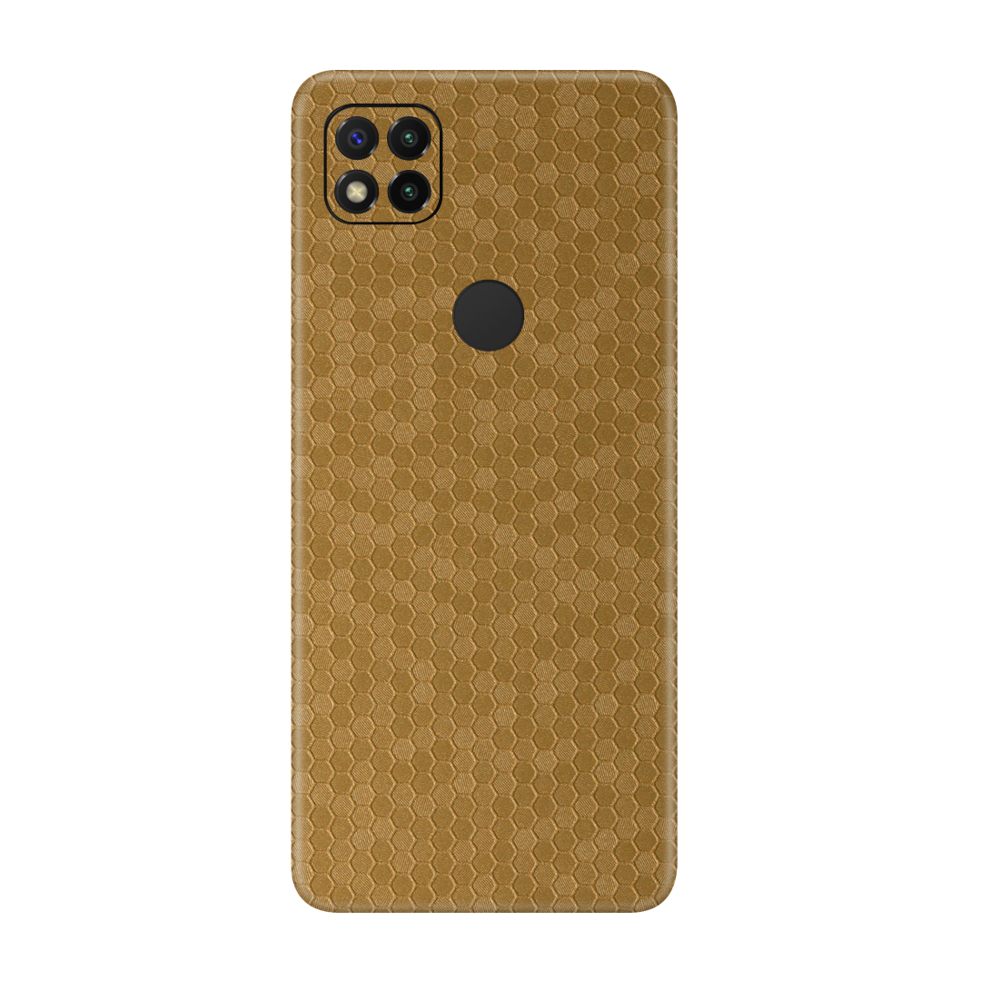 Honeycomb Golden Skin for Redmi 9c