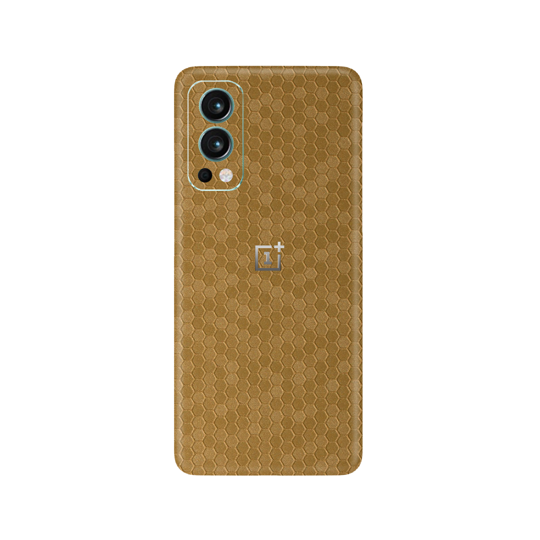 Honeycomb Gold Skin for OnePlus Nord 2 5G