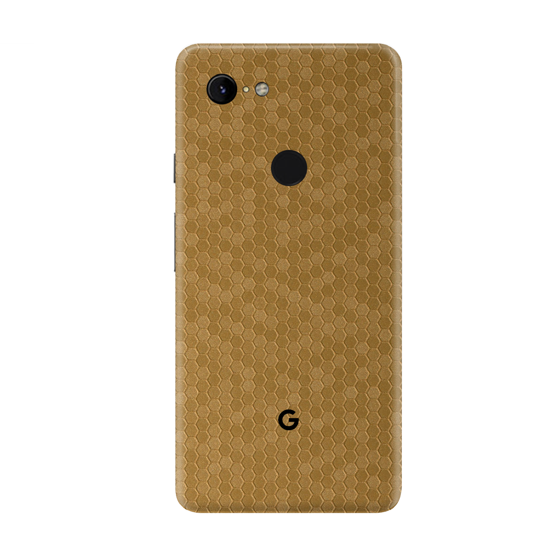 Honeycomb Golden Skin for Google Pixel 3