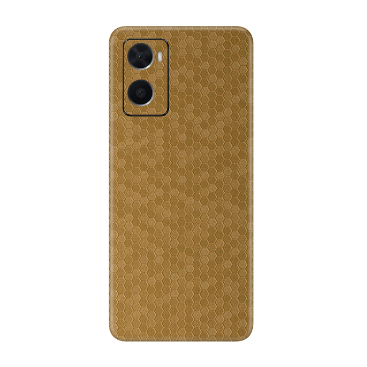 Honeycomb Golden Skin for Oppo A76