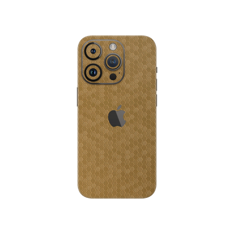 Honeycomb Golden Skin for Iphone 15 Pro