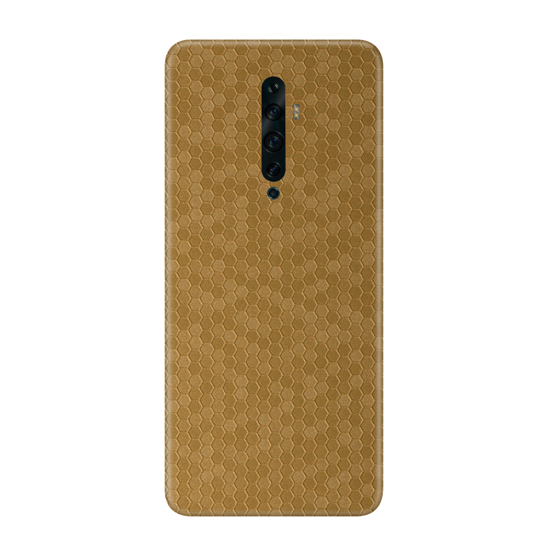 Honeycomb Golden Skin for Oppo Reno 2f