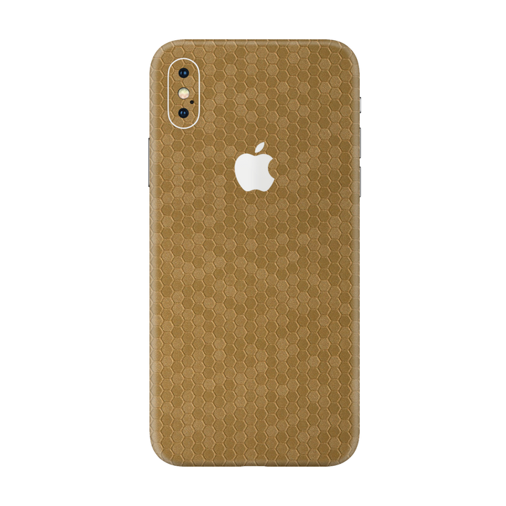 Honeycomb Gold Skin for iPhone XS