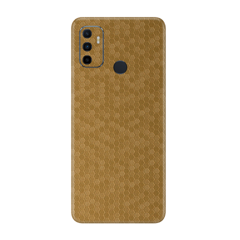 Honeycomb Golden Skin for Oppo A53