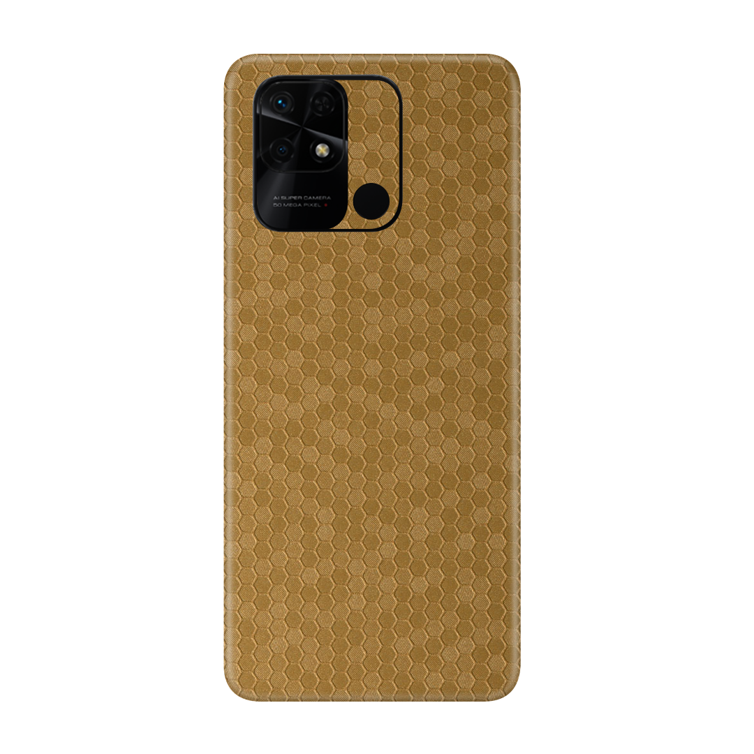 Honeycomb Golden Skin for Redmi 10c
