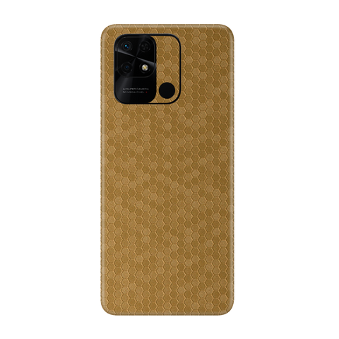 Honeycomb Golden Skin for Redmi 10c