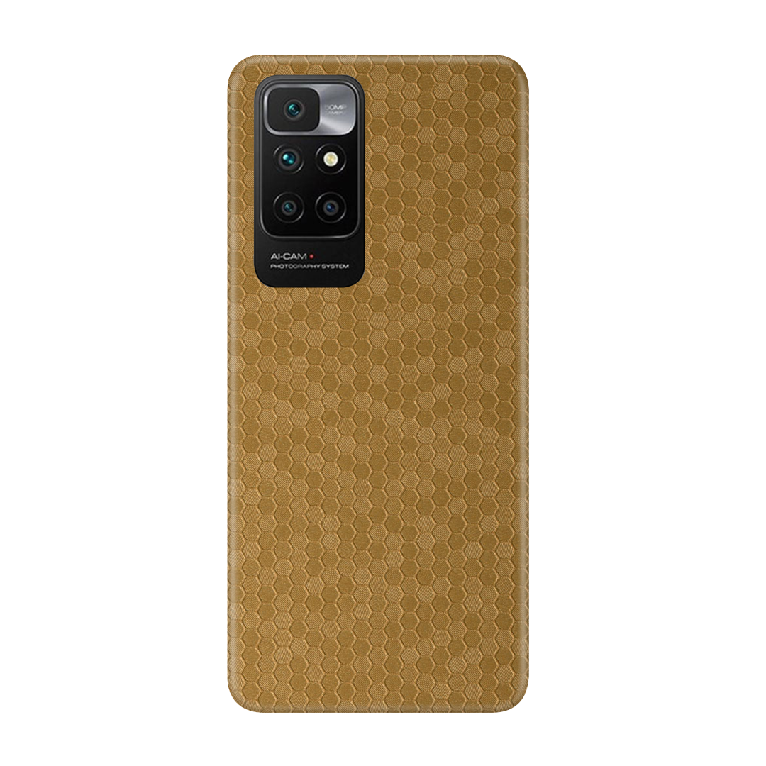 Honeycomb Golden Skin for Redmi Note 10