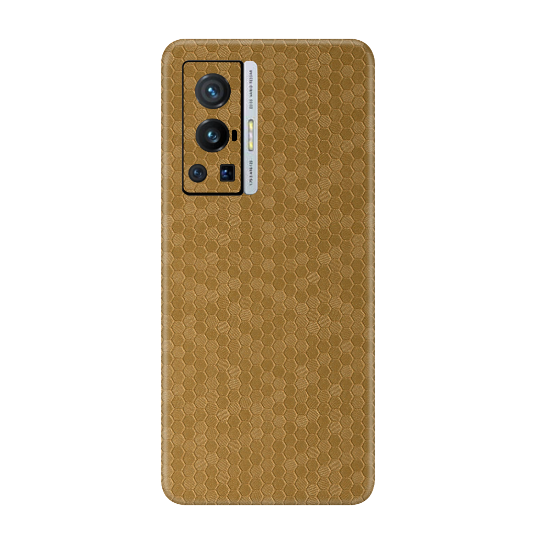 Honeycomb Golden Skin for Vivo X70 Pro