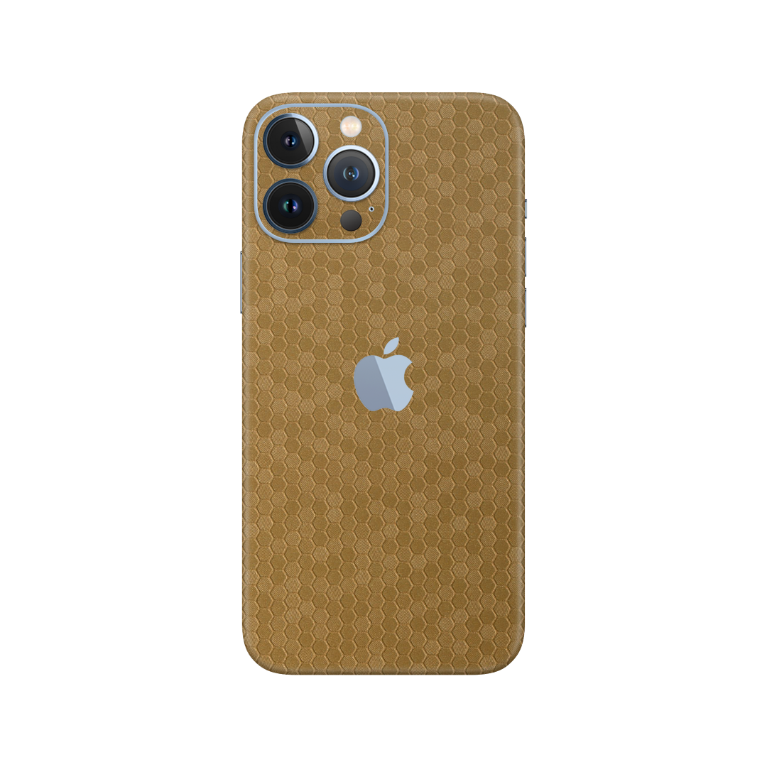 Honeycomb Gold Skin for iPhone 13 Pro Max