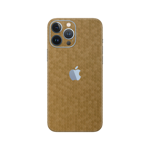 Honeycomb Gold Skin for iPhone 13 Pro Max