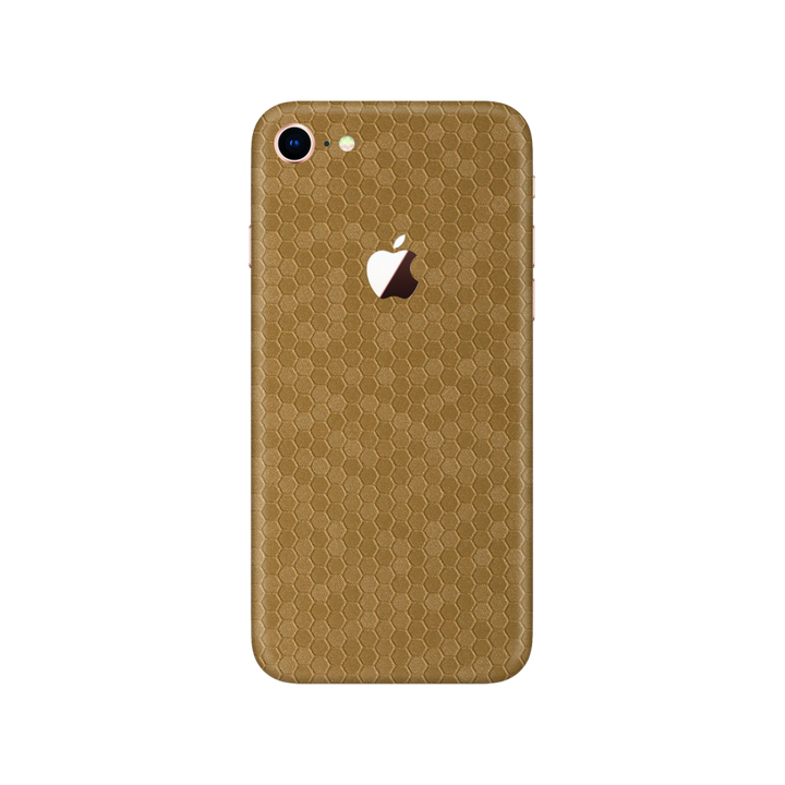 Honeycomb Gold Skin for iPhone 8