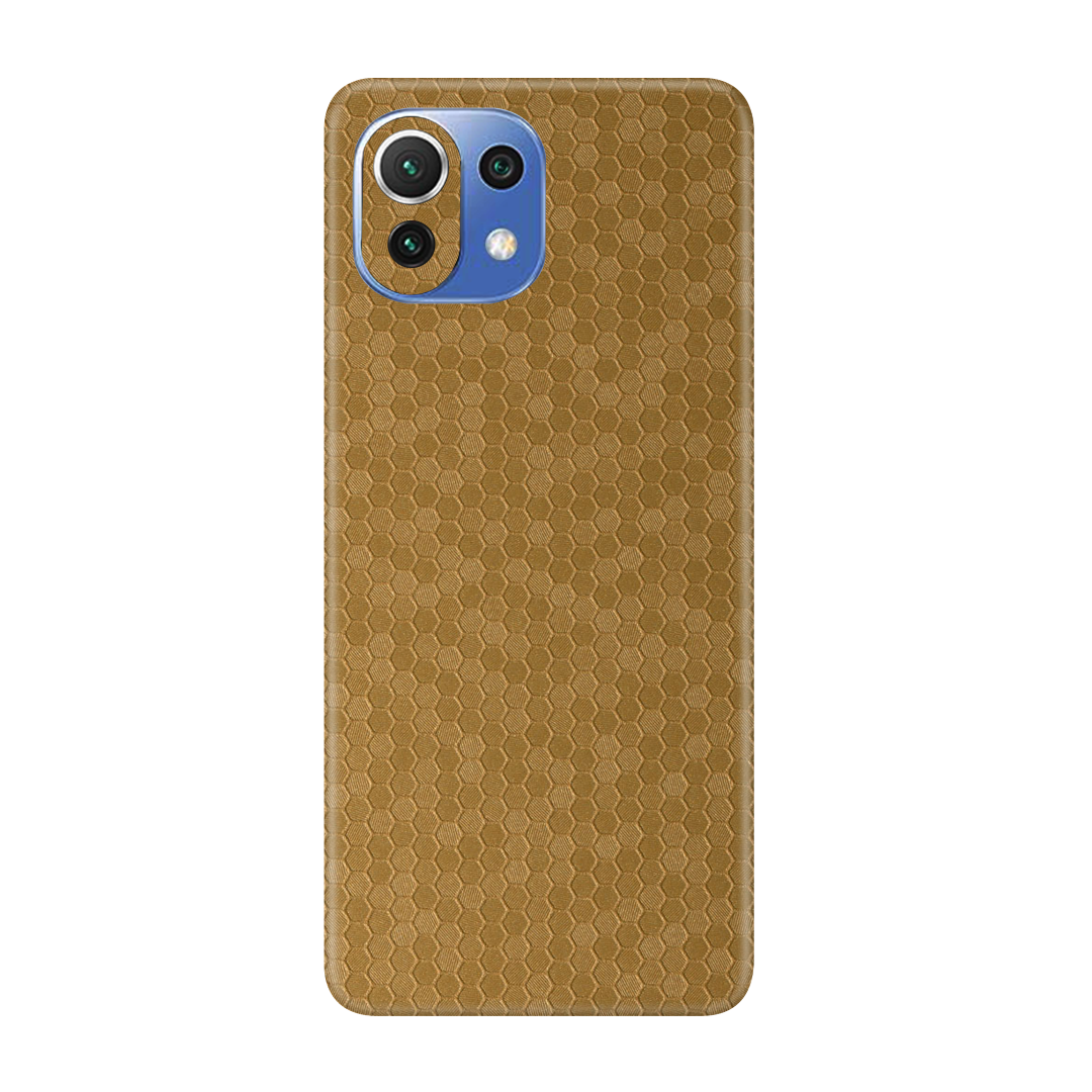 Honeycomb Golden Skin for MI 11 Lite
