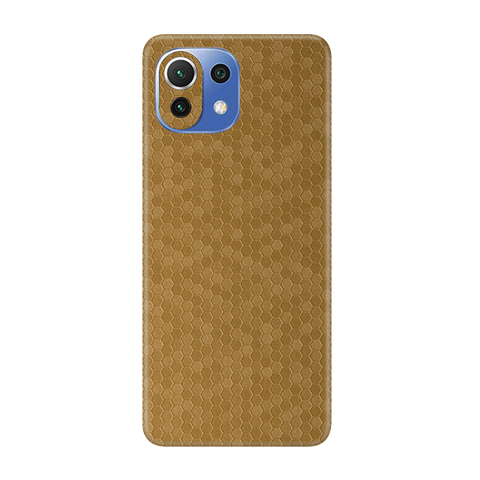 Honeycomb Golden Skin for MI 11 Lite