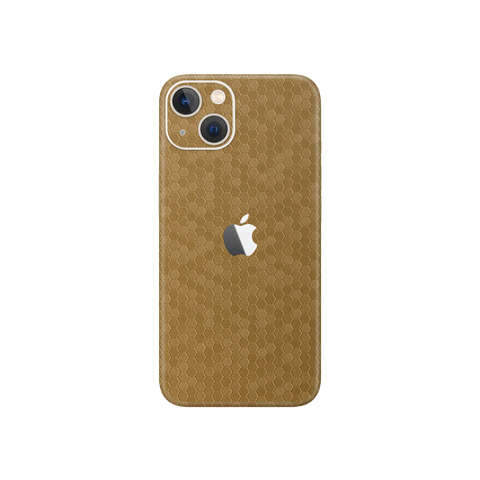 Honeycomb Gold Skin for iPhone 13