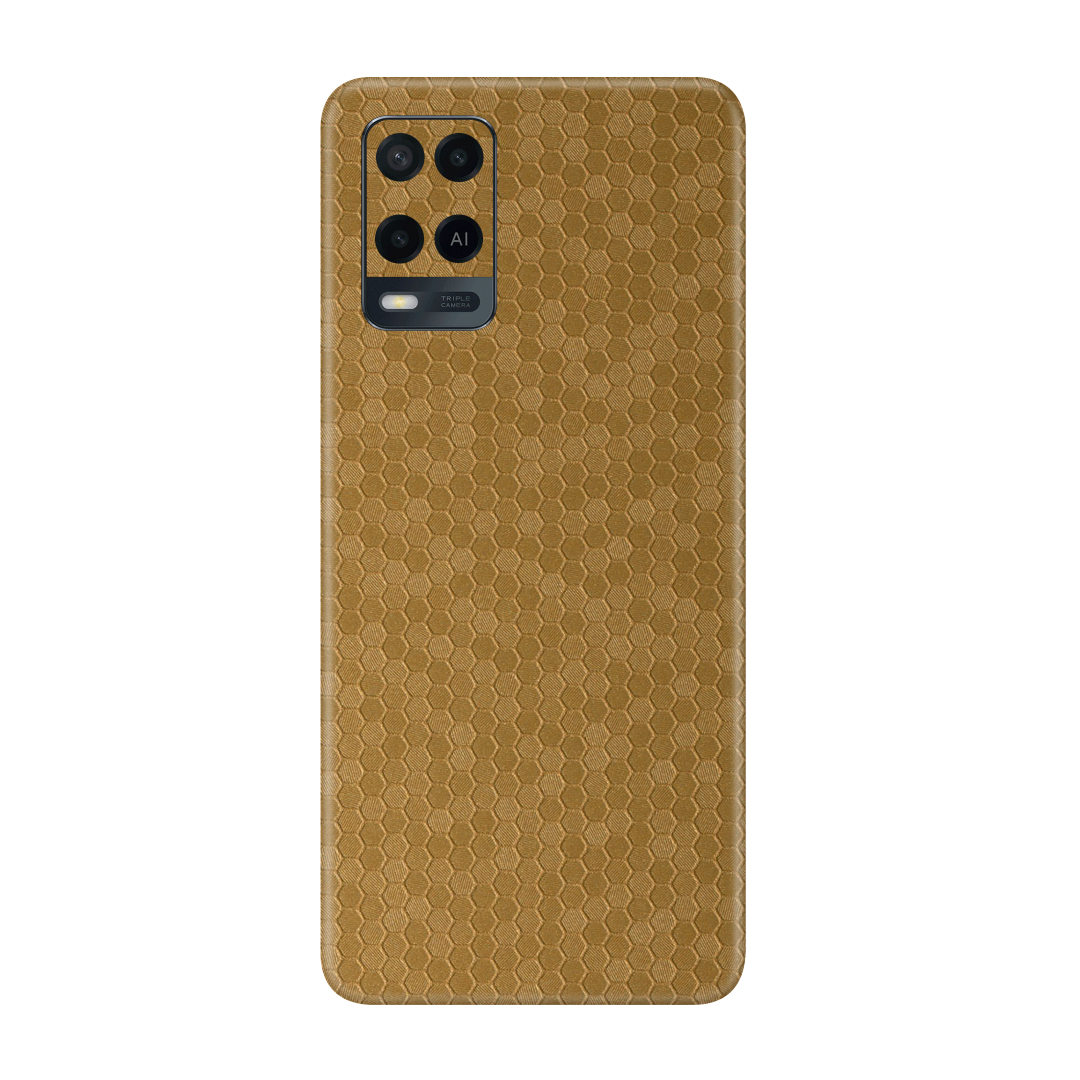Honeycomb Golden Skin for Oppo A54