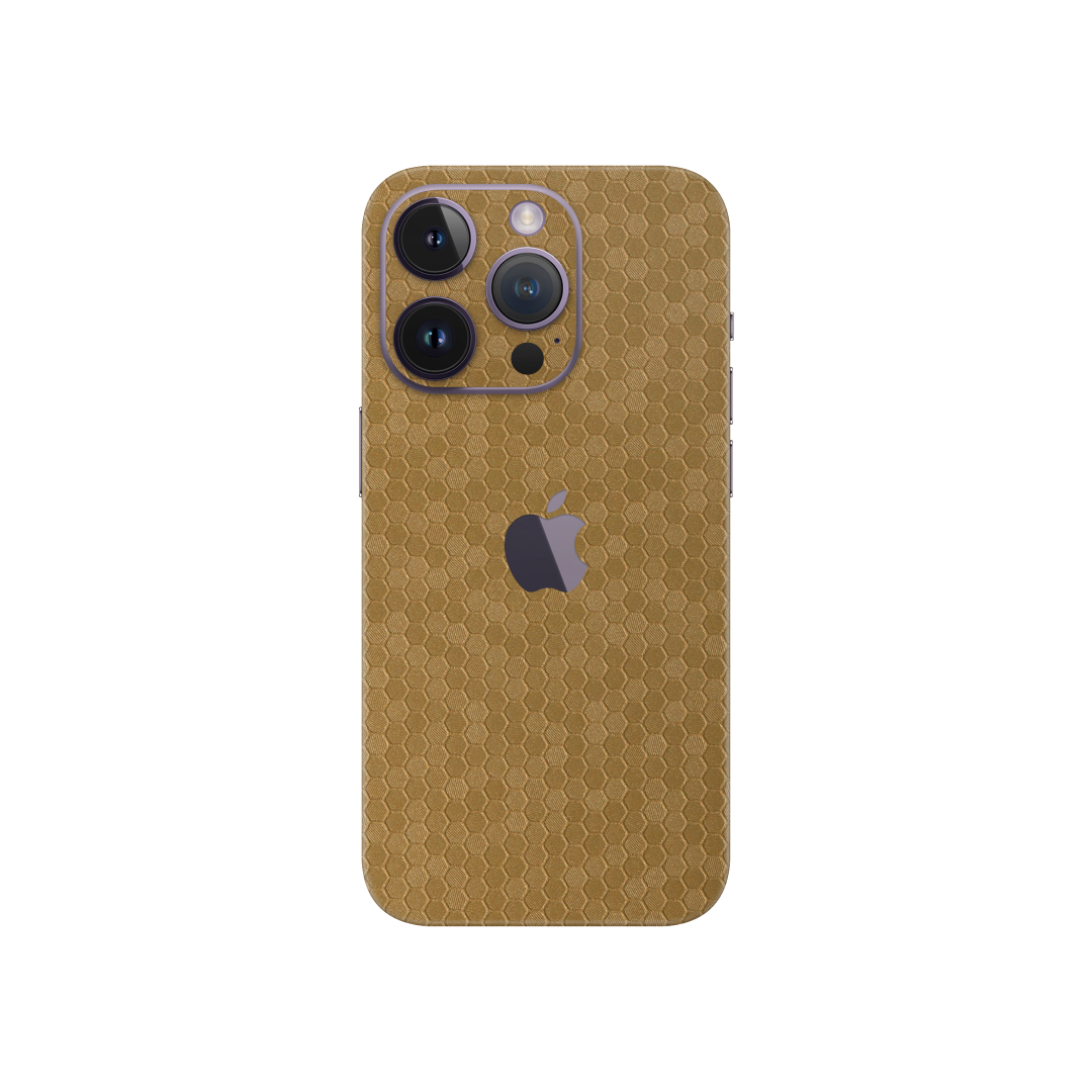 Honeycomb Golden Skin for IPhone 14 Pro