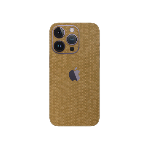 Honeycomb Golden Skin for IPhone 14 Pro