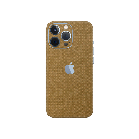 Honeycomb Gold Skin for iPhone 13 Pro