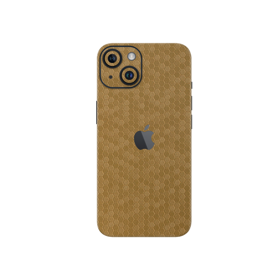 Honeycomb Golden Skin for Iphone 15