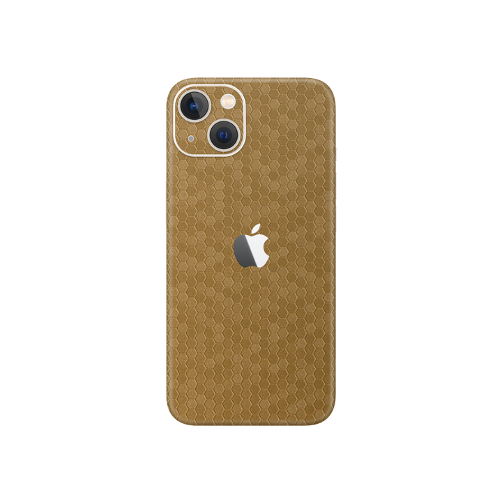 Honeycomb Gold Skin for iPhone 13 Mini