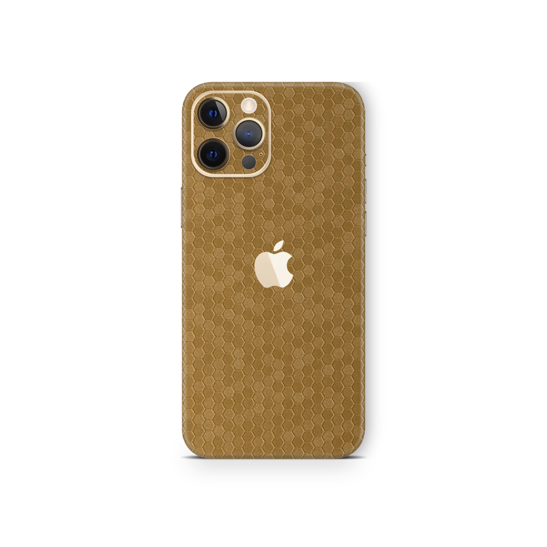 Honeycomb Gold Skin for iPhone 12 Pro