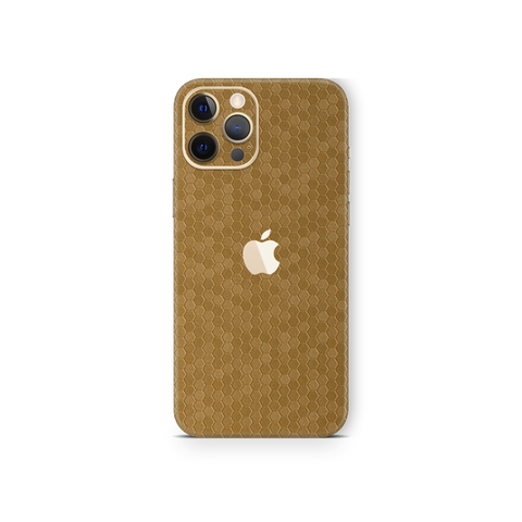 Honeycomb Gold Skin for iPhone 12 Pro