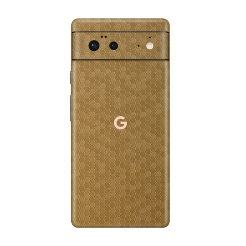 Honeycomb Gold Skin for Google Pixel 6A