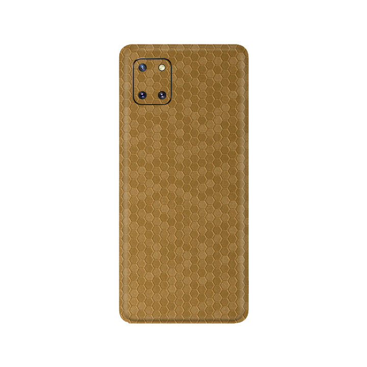 Honeycomb Gold Skin for Samsung Note 10 Lite